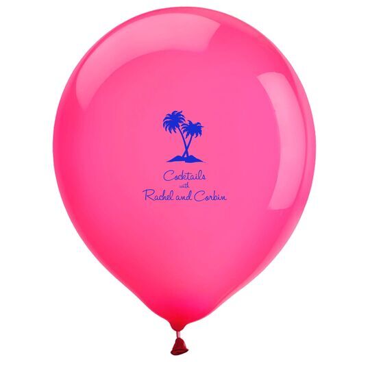 Palm Trees Latex Balloons